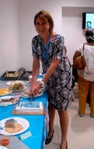 NCLTB - News - Jacqui White cuts the cake NCLTB - News - Jacqui White cuts the cake
